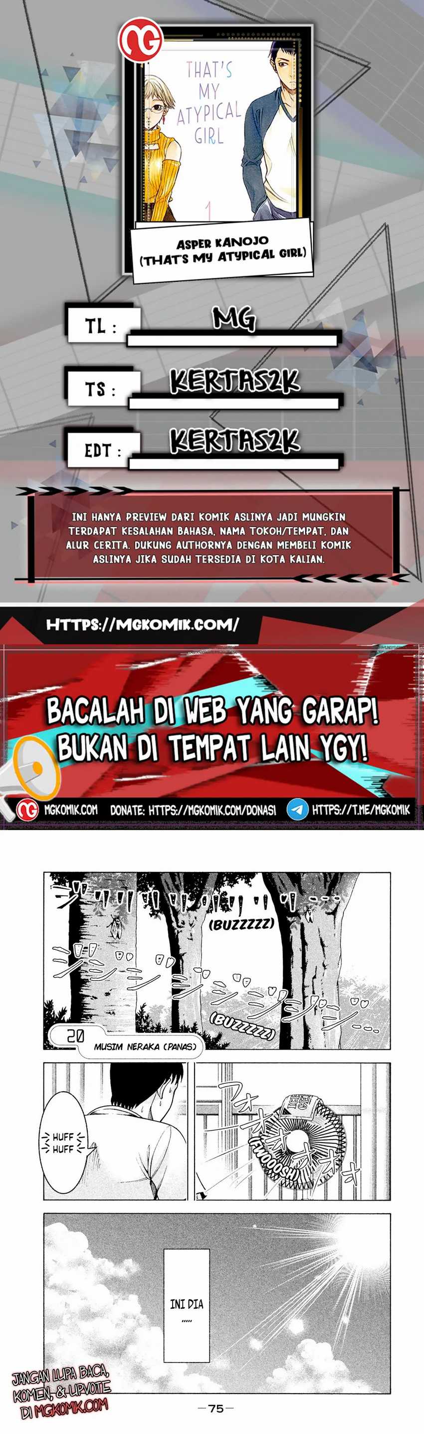Asuperu Kanojo Chapter 20 Gambar 1